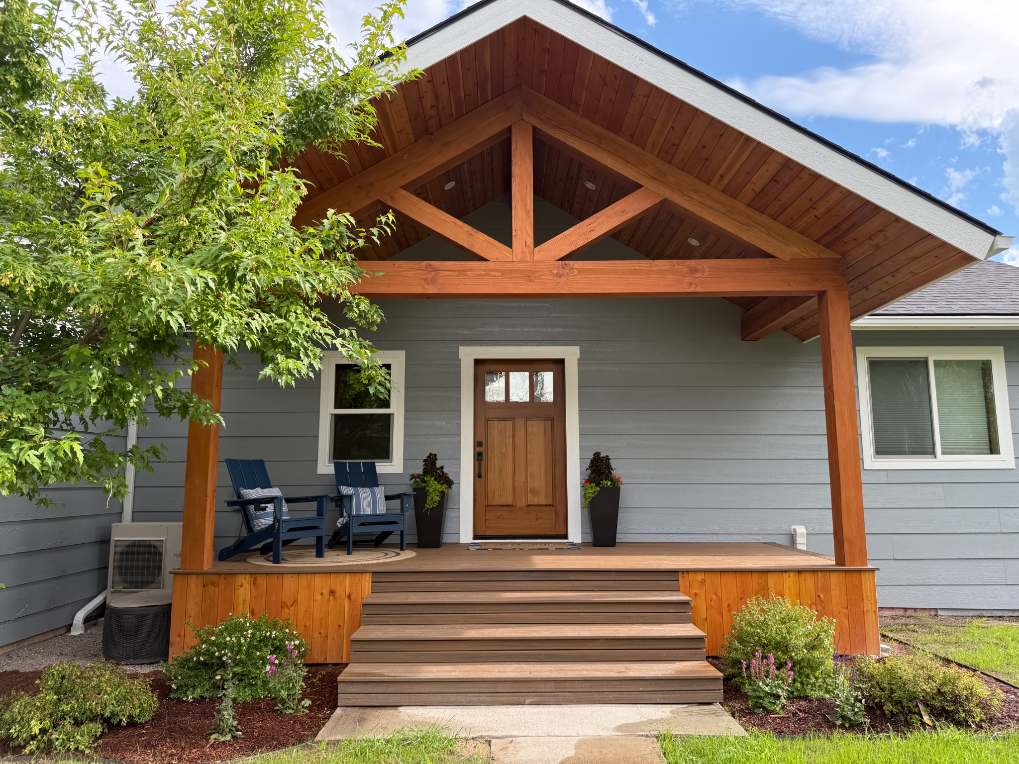 Completed Whitefish home entry after renovation