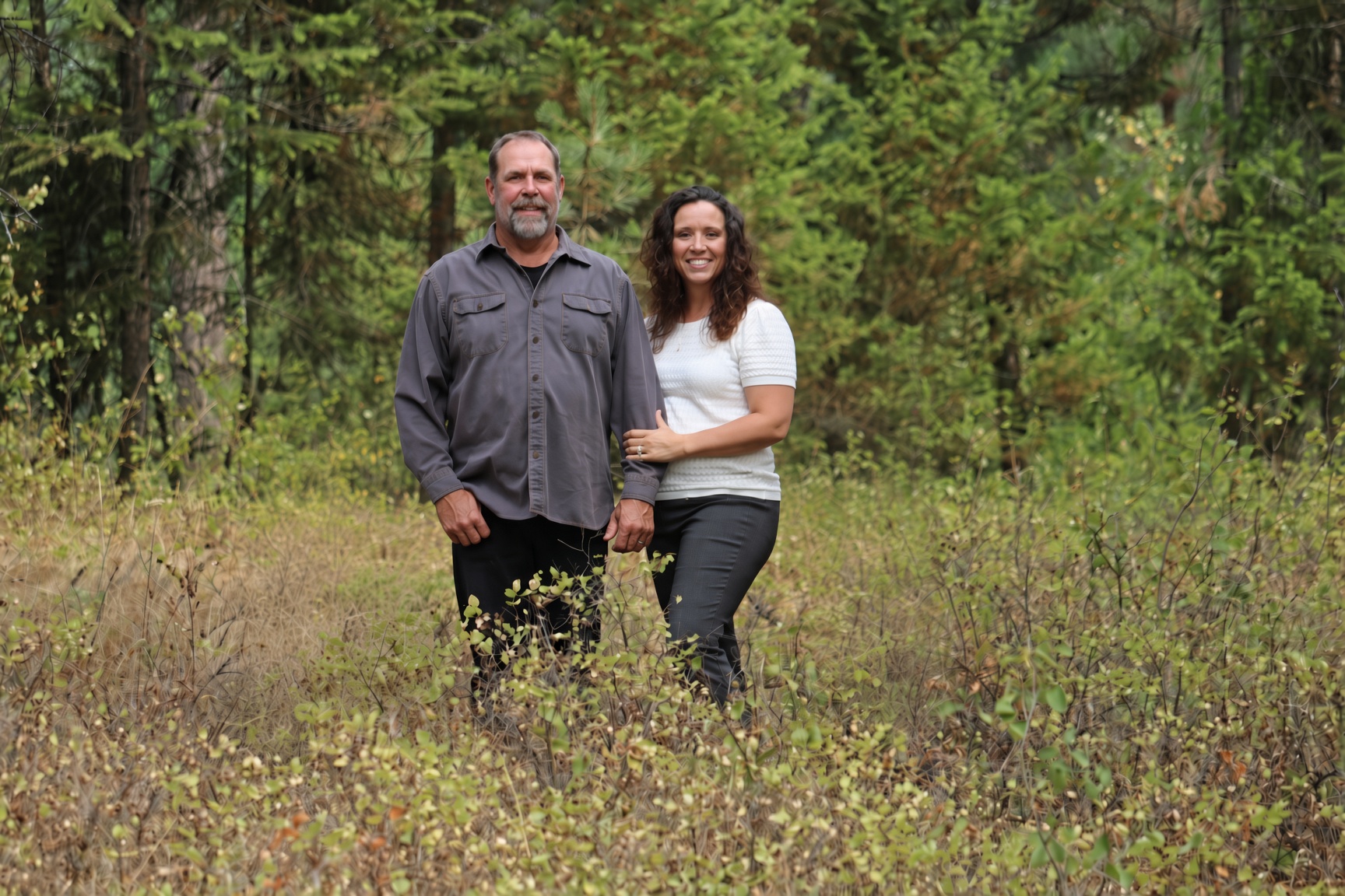 Frontier Builders team outdoors in Northwest Montana